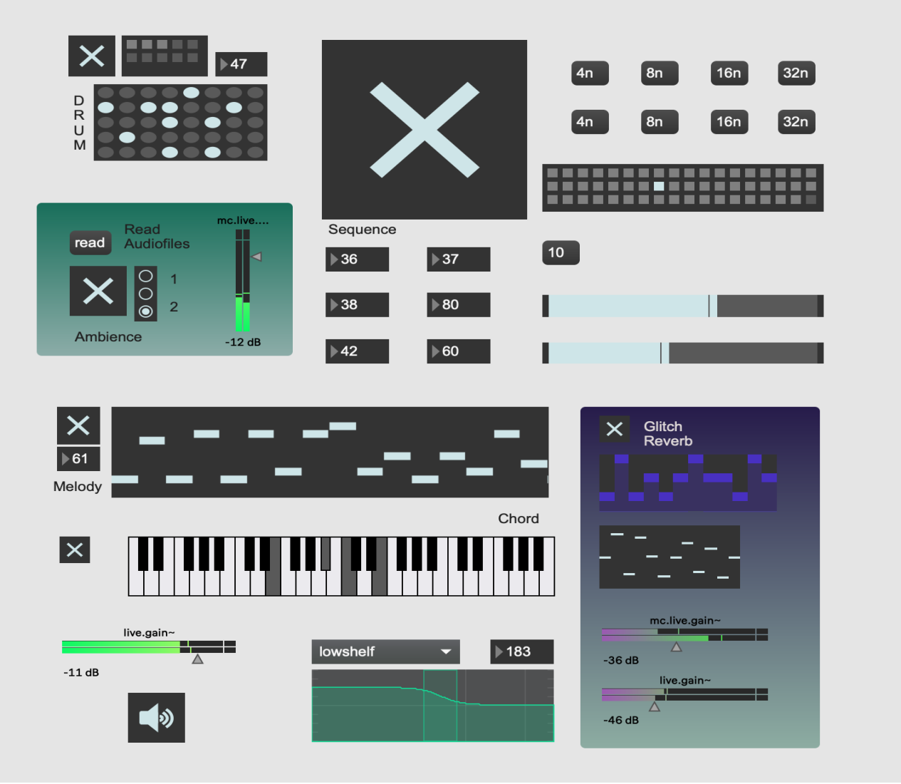 MAX/MSP PATCH UI